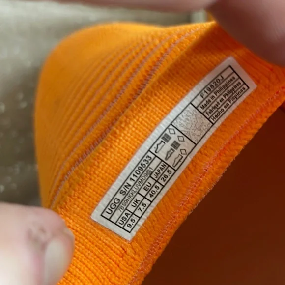 Brand New UGG Sammy Breeze Slip-On Bright Neon Orange Sneakers - Picture 14 of 16